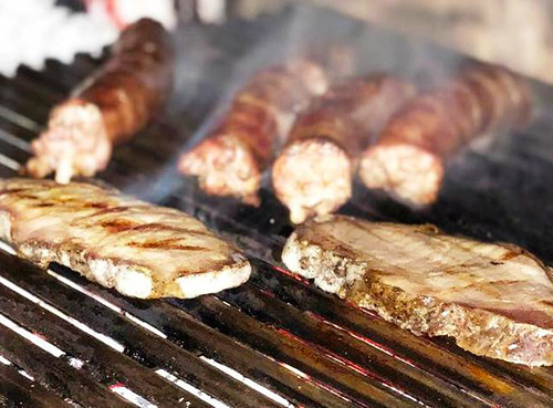 Loin and sausages - Rabac